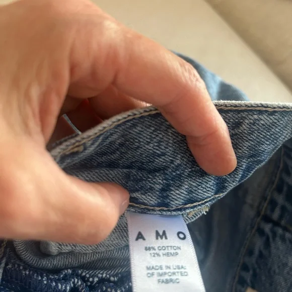 AMO Diana High-Rise
Crop Wide-Leg Cotton
Hemp Jeans - Picture 10 of 10